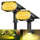 Aounq 2 Pack Solar Spot Lights Outdoor 1000 Lumens 64 Leds IP67 Waterproof. Fixed Price $59.99.