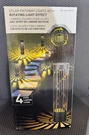Testrite 4-PACK Solar Bollard Rotating Pathway Light, Steel Lights New. Fixed Price $49.99.