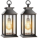 2 Pack Solar Lanterns Outdoor, Hanging Glass Lights Waterproof, Dual Po.... Fixed Price $90.71.