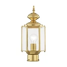 Livex Lighting 2117 Brass Outdoor Basics 1-LIGHT Post. Fixed Price $177.96.