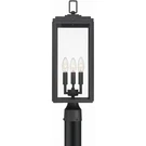 Crystorama BYR-80109-MK Byron 3 Light 22.25 Inch Matte Black Outdoor Post. Fixed Price $302.40.