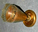 Exterior Lantern Light Lamp Ceiling Wall Bronze Metal Ornate Decor Gothic Old Hb. Fixed Price $42.95.