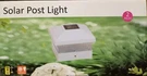 Iglow 2 Pack White Outdoor Garden 5 X Solar Led Post Deck Cap Square Fence. Fixed Price $19.92.