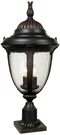 Casa Sierra Rustic Outdoor Post Light Fixture Bronze Pier Adapter 24 1/2" Porch. Fixed Price $149.95.