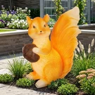 19'LITTLE Squirrel Solar Floor Lamp With Remote Control,outdoor Garden Courtyard. Fixed Price $126.06.