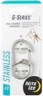 Nite Ize G-series Dual Chamber Stainless Steel Carabiner #2. Fixed Price $10.09.