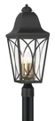 The Great Outdoors 73356 Cardigan Light 24" Tall Post - Sand Coal Black. Fixed Price $289.00.
