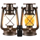 Hanging Solar Lights Flickering Flame Led Vintage Lanterns, Waterproof Lamps. Fixed Price $47.70.