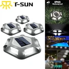 4PACKS Led Outdoor Solar Deck Lights Dock Driveway Pathway Garden Us. Fixed Price $36.99.