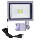 Hannahong 20W Led Motion Sensor Flood Light Plug In,pir Induction Gray. Fixed Price $43.18.