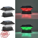 Moon-de-age Solar Cap Lights Rgbw, 4X4/4X6 Posts, 50 Lumen, 2 Pack. Fixed Price $44.99.