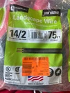 Southwire 75 Ft. 14/2 Black Stranded Cu Low-voltage Landscape Lighting. Fixed Price $42.74.