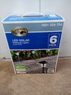 Hampton Bay 1001 855 840 Led Pathway Light 6 Pack Kit Black Finish. Fixed Price $43.98.