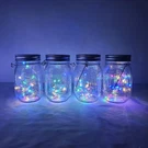 Decorman Solar Mason Jar Lights, 4 Pack 30 Led Fairy Star Firefly Stri. Fixed Price $19.99.