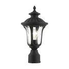 Livex Lighting 7855 Oxford 19" Tall Outdoor Single Head Post - Black. Fixed Price $199.96.