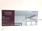 Home Decorators Mercer 52 In. Indoor Brushed Nickel Ceiling Fan Sealed. Fixed Price $94.99.