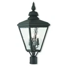 Livex Lighting 20433-04 Cambridge Black Outdoor Post Top Lantern. Fixed Price $893.99.