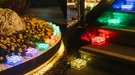 2 Pcs Solar Powered Led Rgb 4"X4" Pathway Brick Light Garden Outdoor Lamp. Fixed Price $19.99.