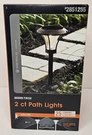 Portfolio Solar Led Path Lights Brown Finish Count Lumen # 2851255. Fixed Price $22.49.