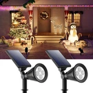 2 Pack Solar Spotlights Outdoor Waterproof For Christmas Hanging, Tree, Wreat.... Fixed Price $67.49.