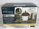 New Yards & Beyond 10- Solar Pathway Lights Landscape Lighting Dark Brown Finish. Fixed Price $49.99.