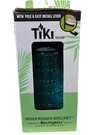 Tiki Blue Teal Glass Convertible Torch Size - 68 Full, 53 Garden, Table. Fixed Price $21.88.