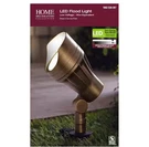Home Decorators 50-WATT Rosedale Brass In Bronze Led Landscape Flood Light. Fixed Price $29.90.