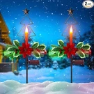 Bucasa 2 Pack Solar Outdoor Lights, Upgraded Candle. Fixed Price $19.99.