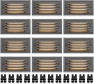 Sunvie Low Voltage Step Lights Outdoor 5W Led Stair 12 Pack, Black. Fixed Price $153.66.