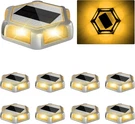 Solar Dock Lights - 8 Pack Waterproof Led Outdoor Lighting For Pathways & Yards. Fixed Price $84.99.