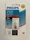 Phillips Landscape & Cabinet 20 W G4 Base 12 Volt. Fixed Price $6.99.