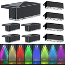 Led Solar Fence Lights Wall Stair Step Railing Outdoor Garden Decor Lamp. Fixed Price $25.99.