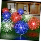 Tujoe Pcs 4TH Of July Solar Firework Stake Lights 180 Led 9 Red, Blue, White. Fixed Price $83.93.