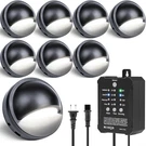 Hiboitec Low Voltage Deck Lights Kit With Transformer Photocell Sensor And Ti.... Fixed Price $163.68.