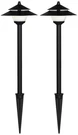 Pollack 15" High Black Led Landscape Lights Set Of 2. Fixed Price $86.95.