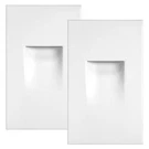 Vertical Hardwired White Step Light, Led Stair Indoor/outdoor 3 Cct Selec. Fixed Price $41.29.