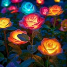 Wdtpro Solar Lights Outdoor, 8 Pack Garden With 40 Rose Flowers, .... Fixed Price $69.19.