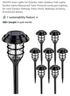 Solpex Solar For Outside, Outdoor Path Lights, Waterproof -new. Fixed Price $19.99.