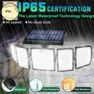 Solar Flood Lights Outdoor Waterproof Motion Sensor 416 Leds 3000 Lumens 2PACK. Fixed Price $63.95.