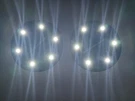 Set 2 - Solar Powered Outdoor Lights 6 Bright White Led Bulbs On/off Switch. Fixed Price $25.00.