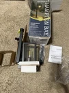 Hampton Bay Roxburgh Low Voltage Matte Black Hardwired Clear Glass Path Light. Fixed Price $32.99.