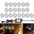 Qaca Led Deck Lights Outdoor Waterproof Voltage Stainless Steel 1W Yard. Fixed Price $181.82.