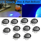 10PCS Blue Forklift Warehouse Lights Spot Safety Warning Pedestrian IP67. Fixed Price $125.69.
