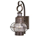 Vaxcel Chatham Single Light 17-1/2" High Outdoor Wall Sconce Burnished Bronze. Fixed Price $127.50.