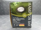 Hampton Bay 6 In. Black Led Outdoor Inground Well Light 3 Cct Directional Change. Fixed Price $22.99.