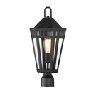 Maxim Lighting Oxford Outdoor 1 Post, Black/clear - 30590CLBK. Fixed Price $196.20.
