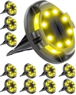 Biling Solar Ground Uplight Sidelight, 12 Packs Bright Outdoor L.... Fixed Price $31.31.