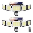 Solar Outdoor 4000LM 236 Leds Motion Sensor Lights, 5 Heads Se.... Fixed Price $43.35.