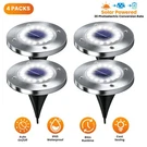 Led Solar In Ground Lights Outdoor Buried Lamp Disk Lawn Pathway Garden Yard. Fixed Price $22.99.