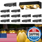 Esunyd Solar Fence Lights Outdoor 12 Pack, 50 Lm 11 Modes & 9 Colors. Fixed Price $54.29.